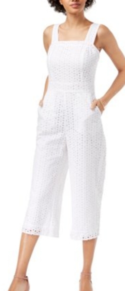Maison Jules Eyelet Jumpsuit, NWT - Picture 2 of 7